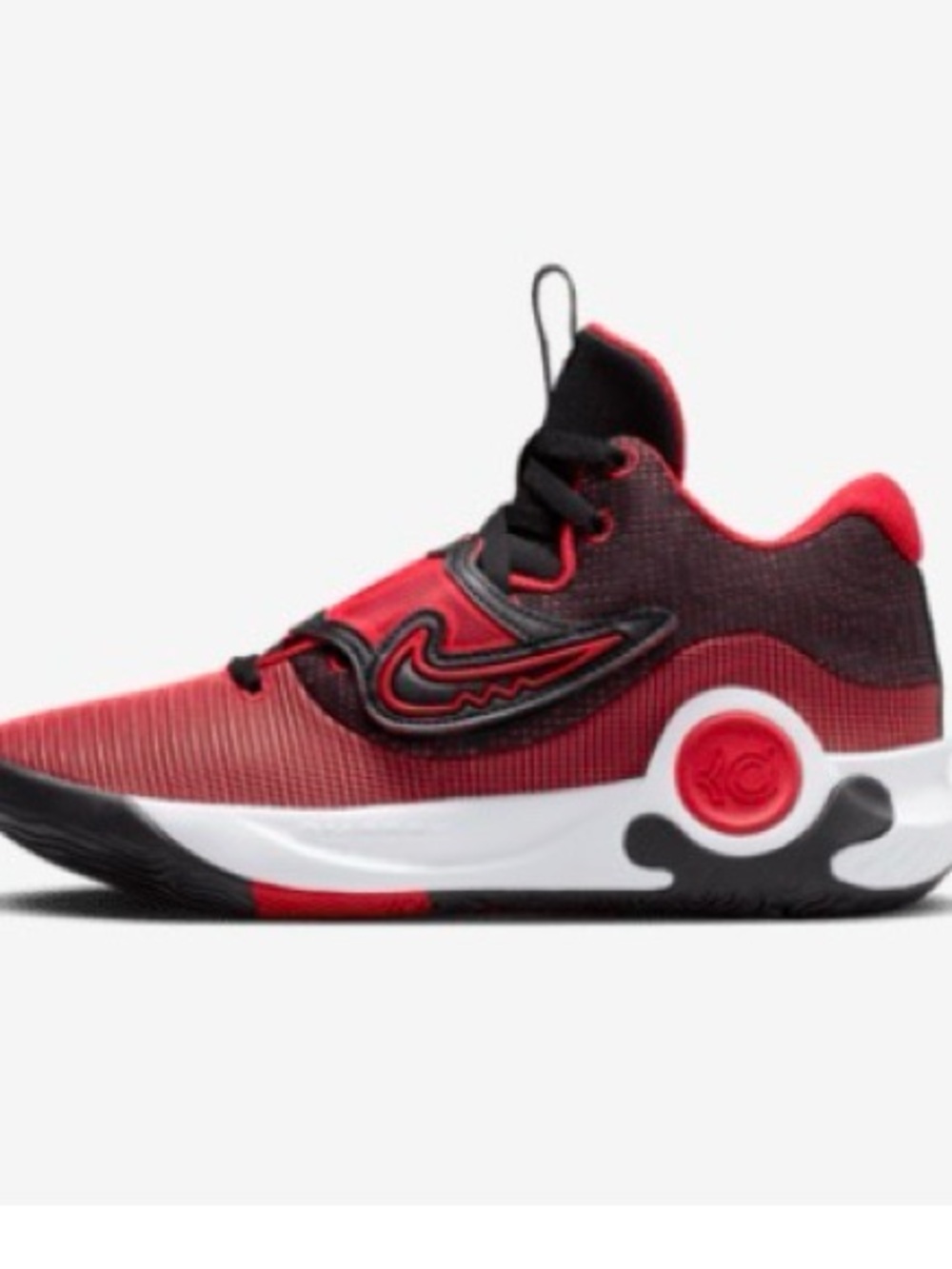 Nike Men's Red and Black Basketball Sneakers